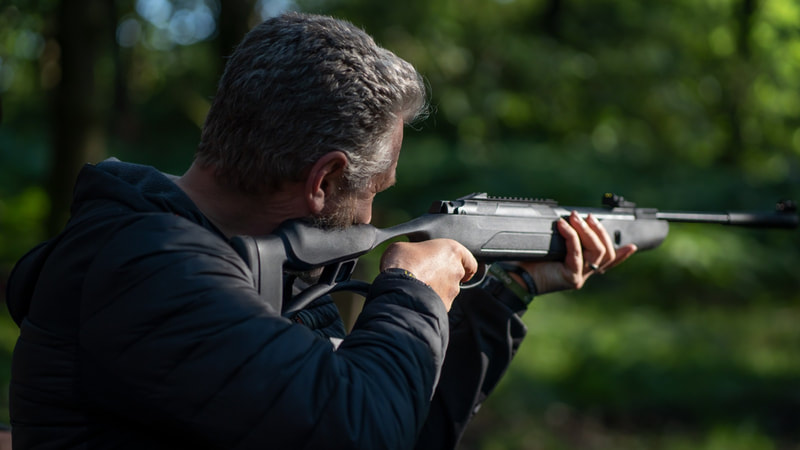 Target shooting at Woodland Xperiences